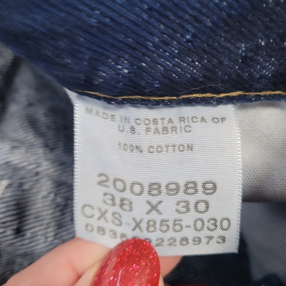 NWT Lee Men's Regular Fit Pepper Wash Straight Leg Jeans Size 38x30 - Picture 8 of 9
